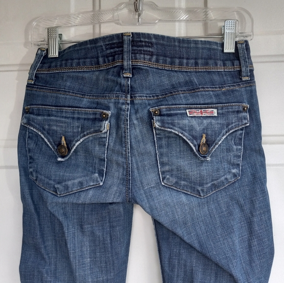 Hudson W422DHA Denim Low Rise Straight Skinny Med Wash Jeans Size 25 NWOT - Picture 9 of 12